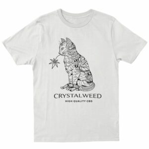 T-shirt Weiß Crystalweed