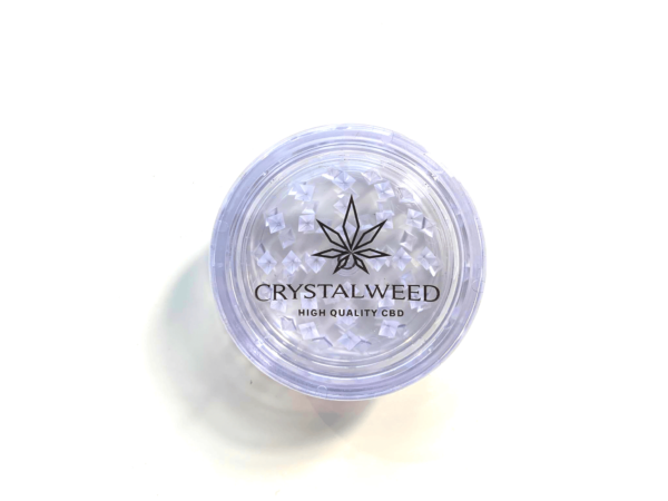 Grinder Gras Silber Transparent Crystalweed
